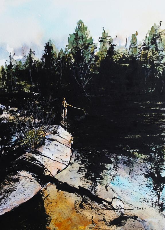 In the River, Rangeley, Maine